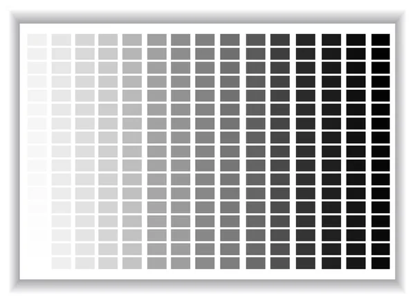 Paleta šedé barvy. Barevný odstín graf. Vektorové ilustrace — Stockový vektor