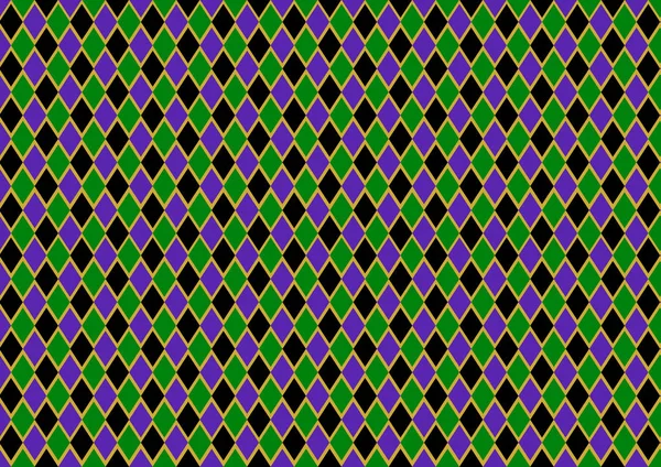 checkered mardi gras, fat tuesday, background, black, purple, gold and green