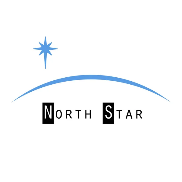 Horizonte estrella del norte — Vector de stock