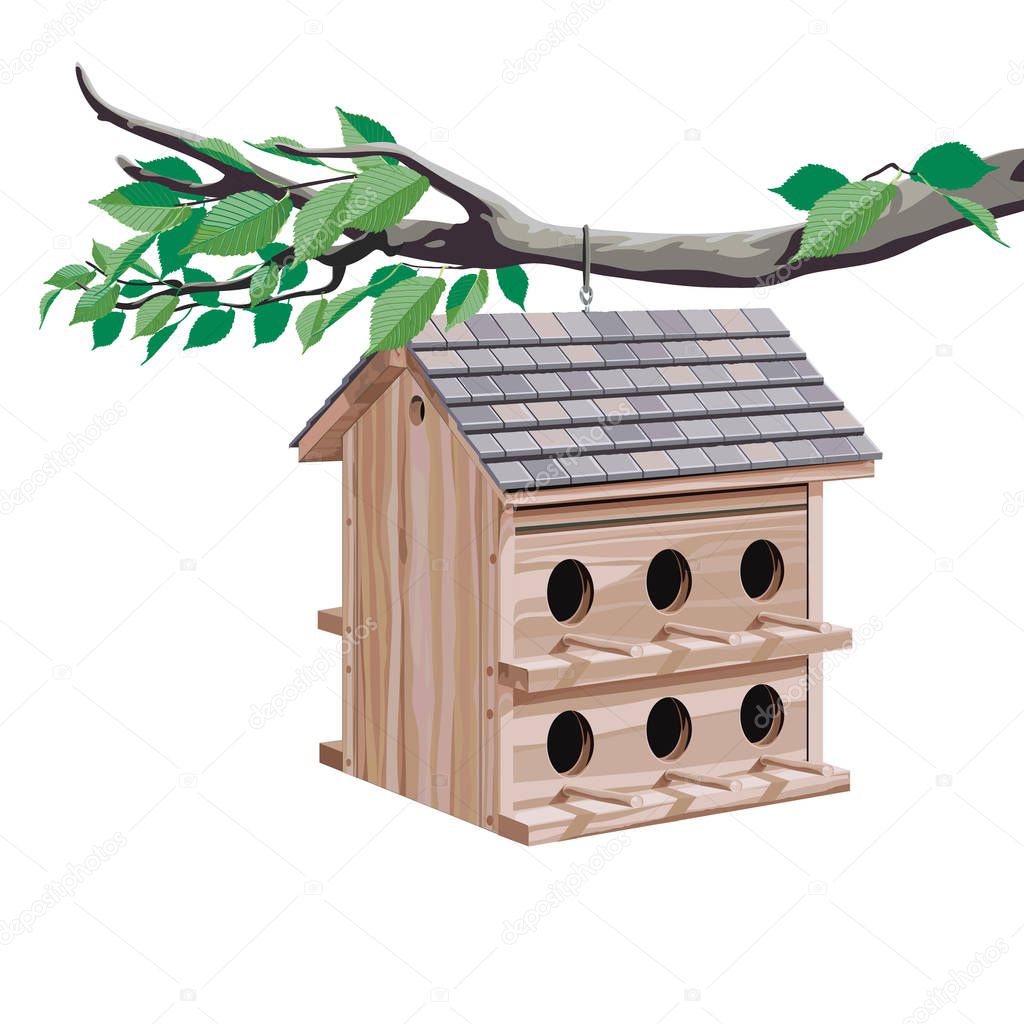 Birdhouse on a Branch