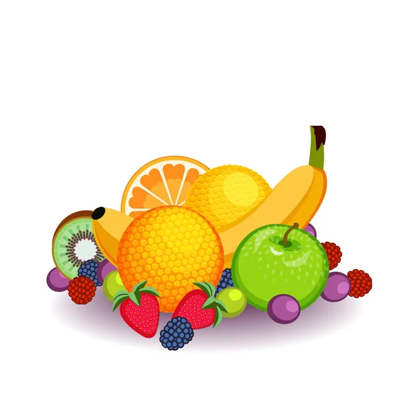 Arreglo de frutas 2 — Vector de stock