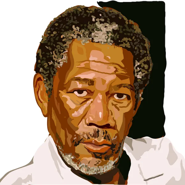 Morgan Freeman portre