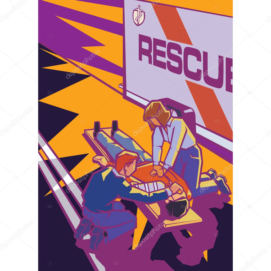 Paramedics Rescue Van
