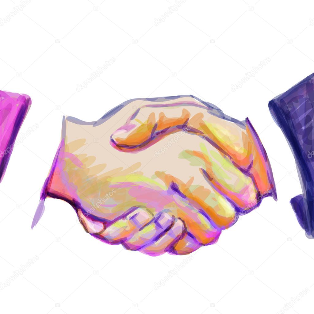 Shaking Hands Business