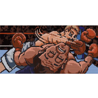 Nakavt yumruğu Pixelated