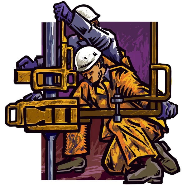 Çalışma yağ Riggers