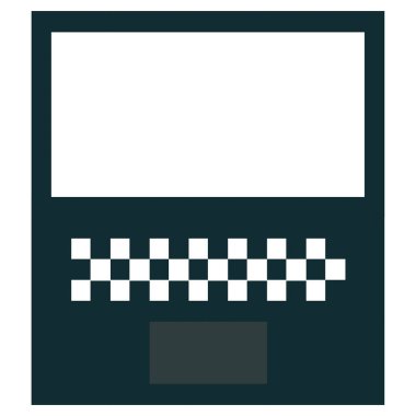 Hazırlanmış dizüstü bilgisayar klavyesini & beyaz görüntülemeyi engelle