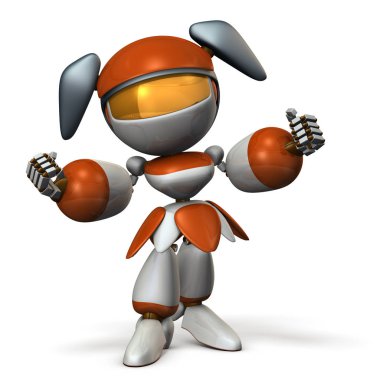 Sevimli robot hayatınızı destekler.