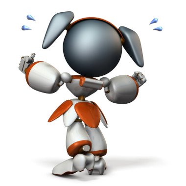 Sevimli robot hayatınızı destekler. 