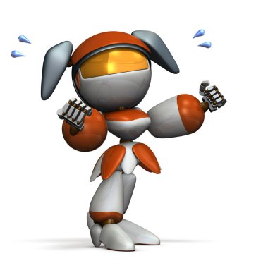 Sevimli robot hayatınızı destekler. 