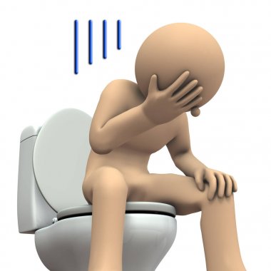 Abdominal ağrı katlanmak zorunda karakterler