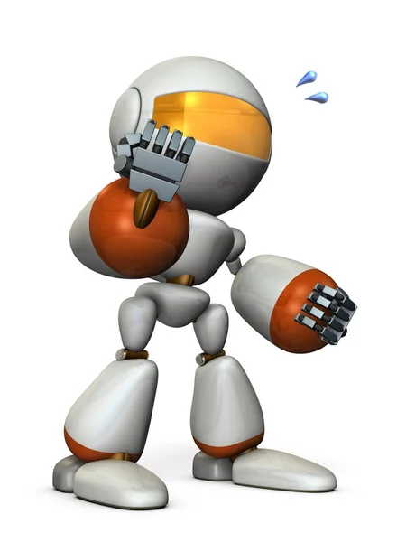 Energetic robots is posing. — Stock Photo, Image