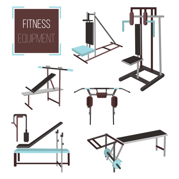 Комплект спортивного снаряжения и снарядов для фитнеса
. 