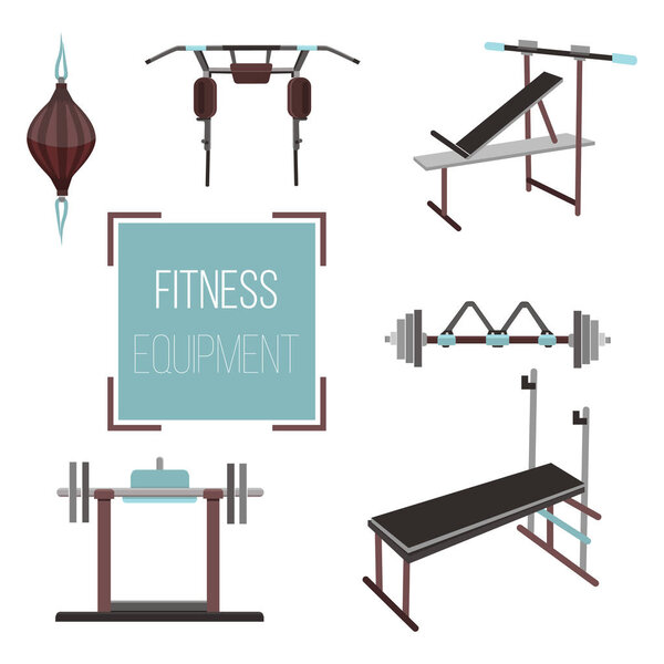 Комплект спортивного снаряжения и снарядов для фитнеса
. 