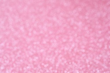 Pembe bokeh arka plan. Düğün ve Sevgililer Günü için tebrik kartı. Soyut pembe ve bulanık ışık arkaplanı.