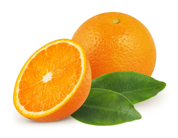 Turuncu Beyaz yaprakları ile izole