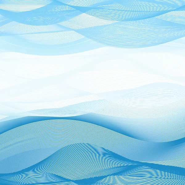 Абстрактне зображення. Фон з синьо-білих стрічок переплетеної ілюстрації — стоковий вектор