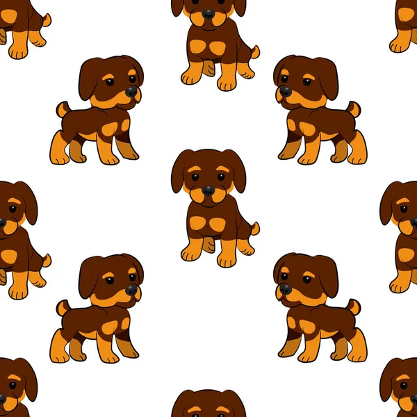 2018 yıl köpek. Animasyonlu kukla. Sorunsuz. illüstrasyon