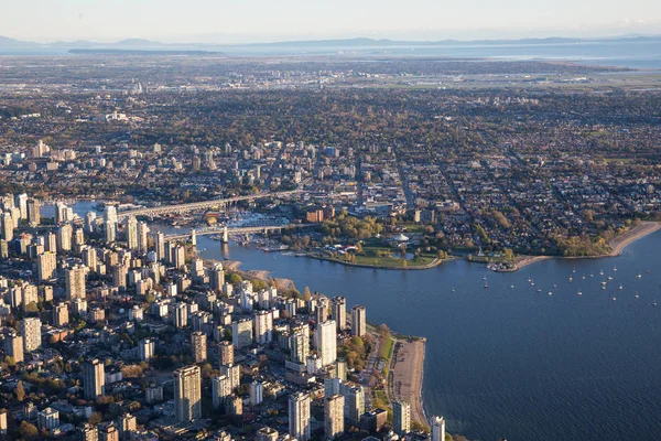 Vancouver Downtown durante o pôr do sol — Fotografia de Stock