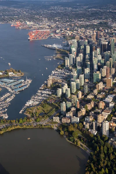 Downtown Vancouver Aerial — Stock Photo, Image