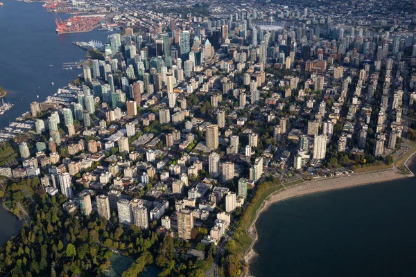 Centro de Vancouver Aerial — Foto de Stock