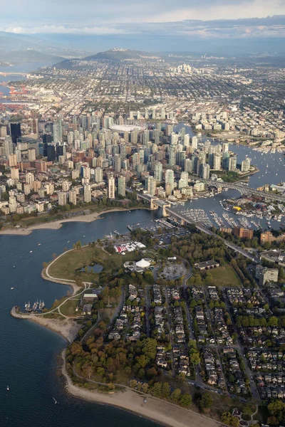 Downtown Vancouver antena — Fotografia de Stock