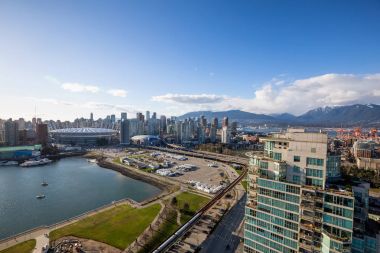 False Creek havadan görünümü