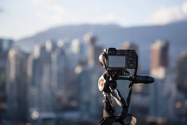 Câmera tomando timelapse — Fotografia de Stock