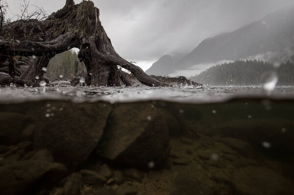 Beautiful Buntzen Lake — Stock Photo, Image