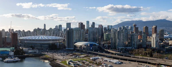 Skyline von Vancouver City — Stockfoto