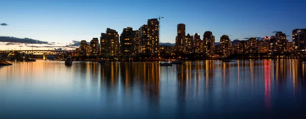 Skyline von Vancouver Downtown — Stockfoto