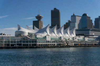 Kanada yer, kömür Limanı ve Vancouver Kongre Merkezi havadan görünümü.