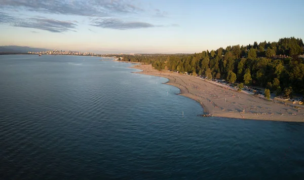 Hermosa Vista Aérea Natural Paisaje Pintoresco Costa Del Océano — Foto de Stock