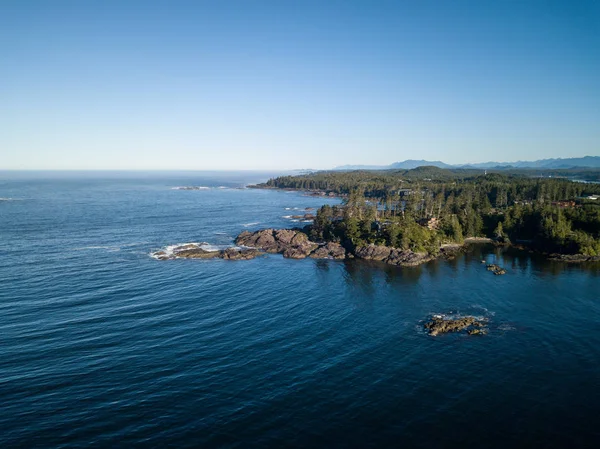 Beautiful Natural Aerial View Scenic Landscape Ocean Coast — Stock Photo, Image