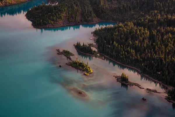 Belle Vue Aérienne Naturelle Paysage Pittoresque Sur Côte Océan — Photo