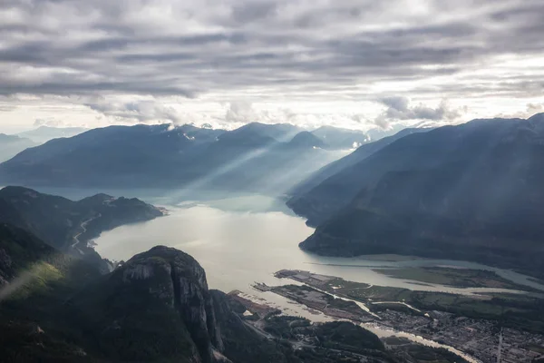 Skookumchuck Narrows Provincial Park Sunshine Coast British Columbia Canadá Tomado — Fotografia de Stock