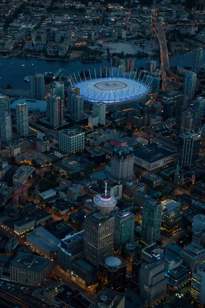 밴쿠버 브리티시 컬럼비아 캐나다 2017 조감도 스타디움의 — 스톡 사진