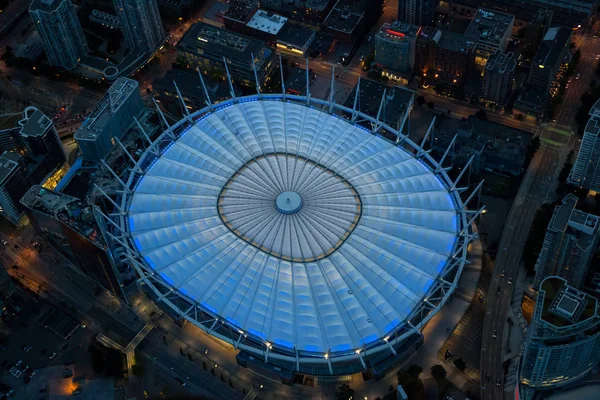 Innenstadt Vancouver Britisch Columbia Kanada Juli 2017 Luftaufnahme Des Stadions — Stockfoto