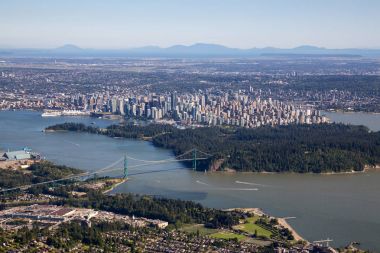 Vancouver hava Cityscape
