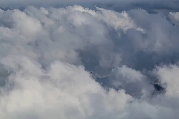 Bulutlar üst havadan görünümü — Stok fotoğraf