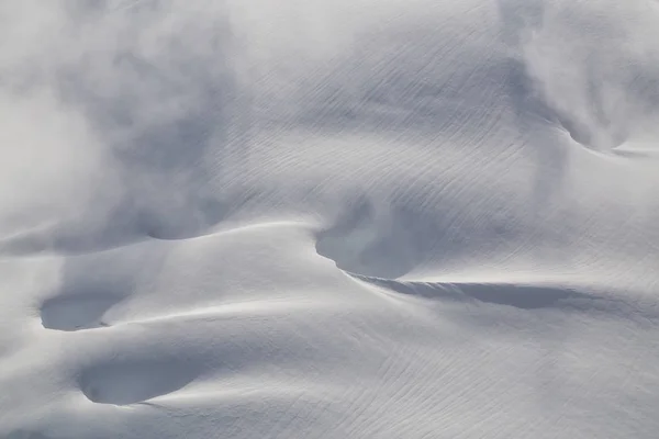 Formação de neve em uma geleira — Fotografia de Stock