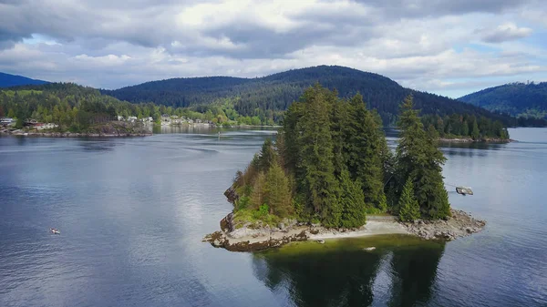 Grey Rocks Island Deep Cove North Vancouver British Columbia Canada — Stock Photo, Image