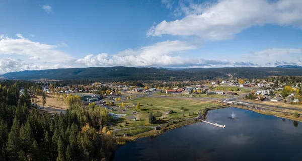 Logan Lake antenn Panorama — Stockfoto