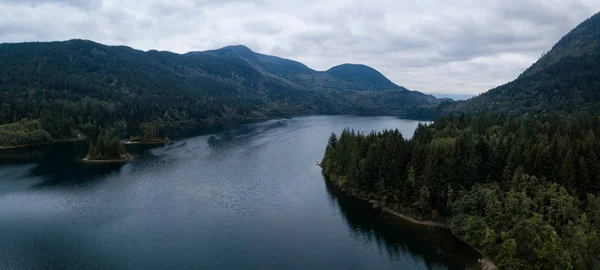 Hicks Lake Aerial Panorama — Stock Photo, Image