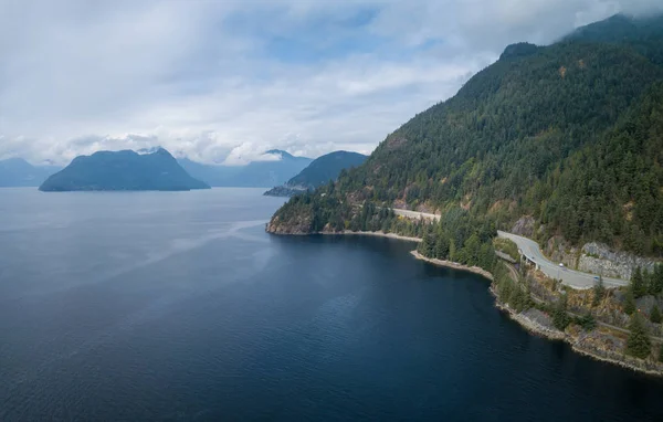 Howe Sound antenne — Stockfoto