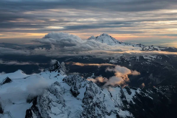 Paisagem aérea dramática — Fotografia de Stock