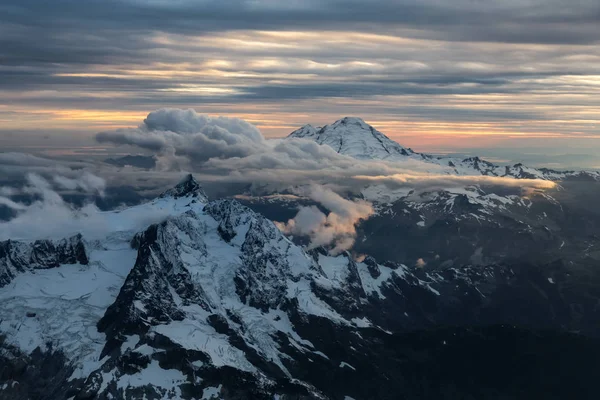 Paisagem aérea dramática — Fotografia de Stock