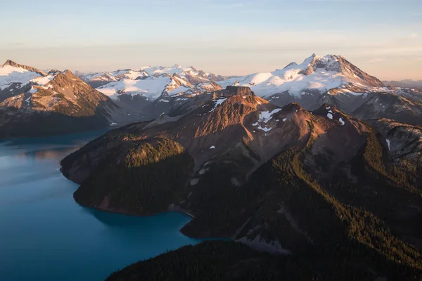 Lago Garibaldi Aérea — Foto de Stock