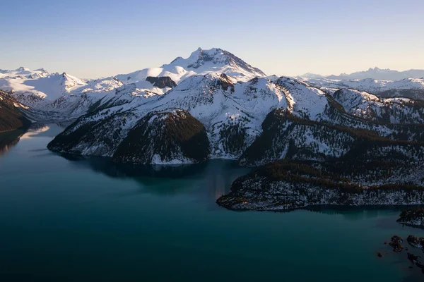 Aerial Landskab af Garibaldi Lake - Stock-foto