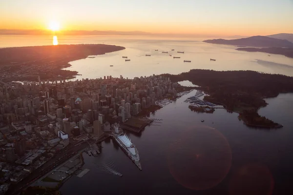 Downtown Vancouver antena — Fotografia de Stock